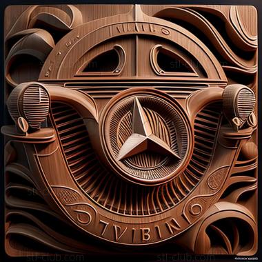 3D модель Mercedes Benz LP (STL)